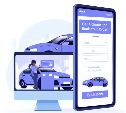 Get a quote and book your car shipping order